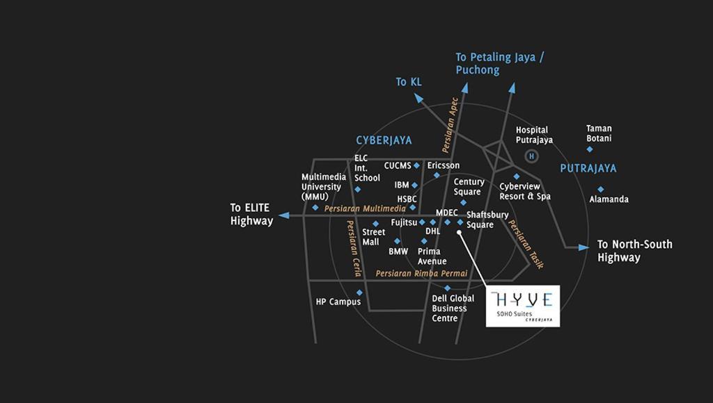 10Am-6Pm, Same Day Check In And Check Out, Work From Home, The Hyve-Cyberjaya, Private Studio By Flexihome-My Exteriör bild